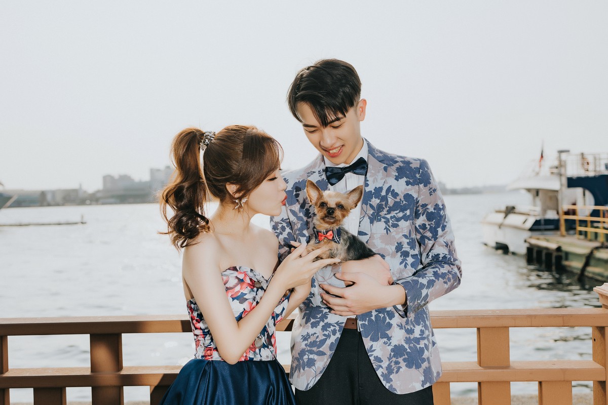 高雄婚紗新人互動畫面